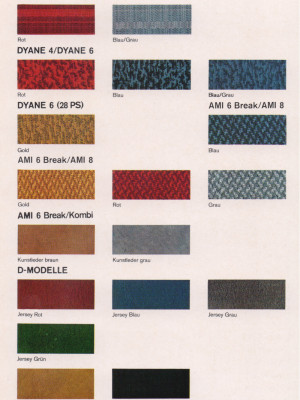 Farbkarte M&auml;rz 1969, Seite 2