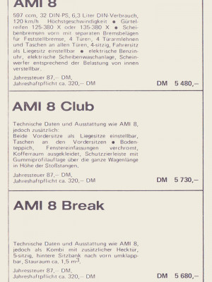 Preisliste 1970 - Seite 3