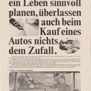 Menschen, die das Leben sinnvoll planen, 1965