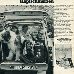 Aspirin-Werbung, 1970