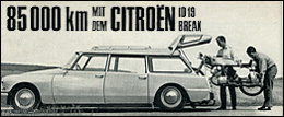 85000km mit dem Citroën ID19 Break